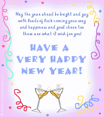 New Year Inspirational Wishes Cards