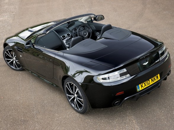 2011 New  aston martin V8 vantage N420 from roadster rear angle top view