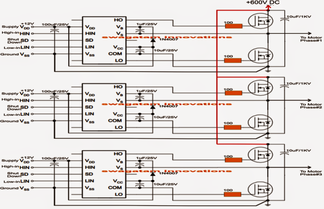  3  Phase  Motor  Inverter  Circuit Diagram impremedia net