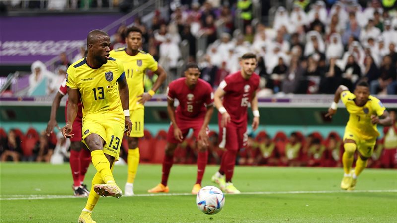 الإكوادور يفتتح أهداف كأس العالم 2022 في مرمي قطر