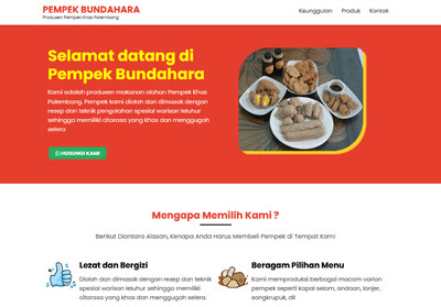 website Pempek Palembang