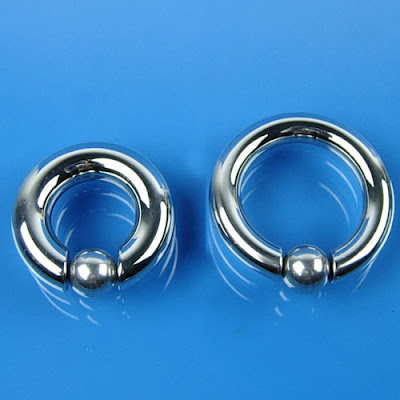 body piercing with surgical steel 316L