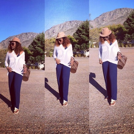 Genevieve Nnaji Marks 37th Birthday With Model Oluchi & Ojy Okpe At Steenberg Villa In Cape Town