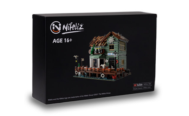 Nifeliz harbor tavern village compatible with lego set