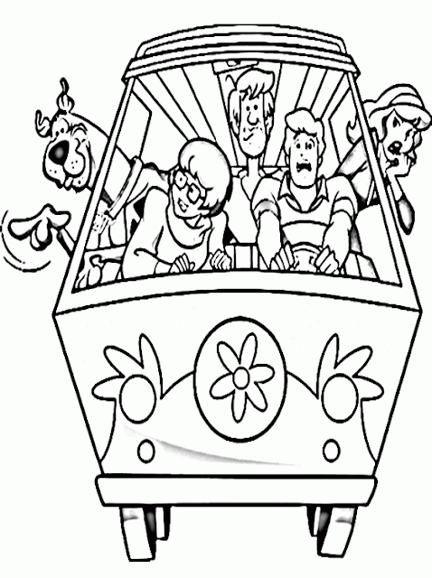 Printable Scooby Doo Coloring Pages