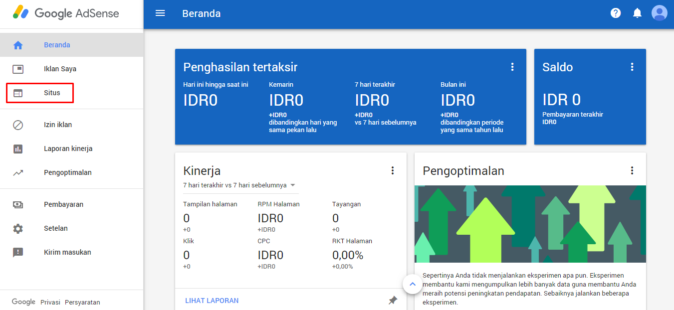 Cara Tambah Situs di AdSense Langsung Disetujui Menampilkan Iklan