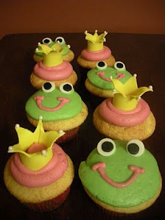 Cupcakes de La Princesa y el Sapo para Fiestas Infantiles, parte 1