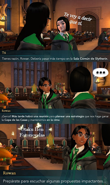 Hogwarts Mystery fotonovela Rowan