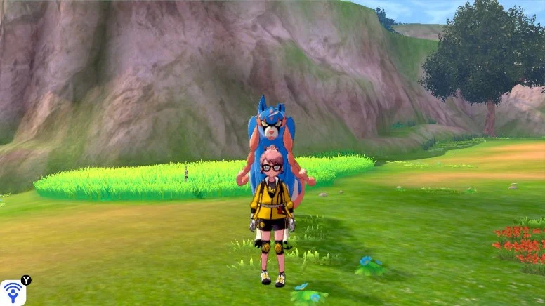 Pokémon Seguindo Treinador