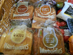Warburtons special bread loaves 
