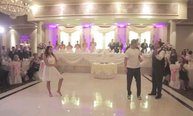    Her Dad Interrupts Their Wedding Dance To Show The Truth About Him   