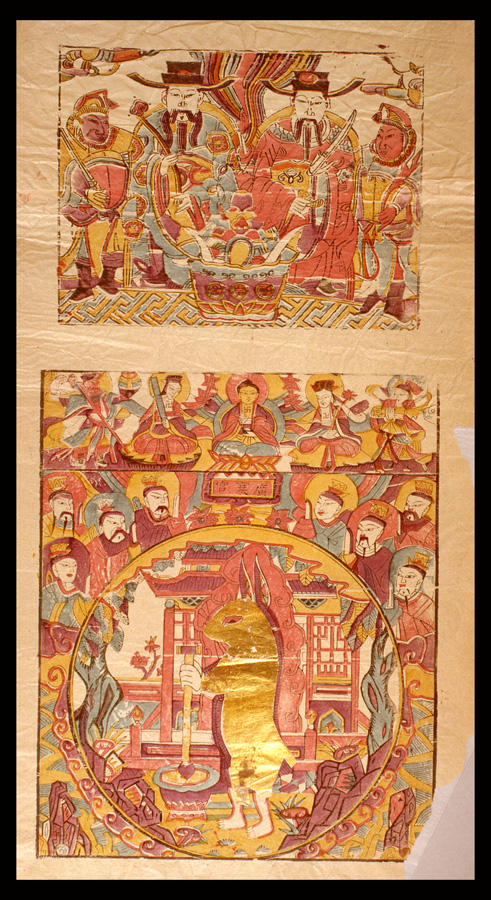 2 chinese folk religion scenes