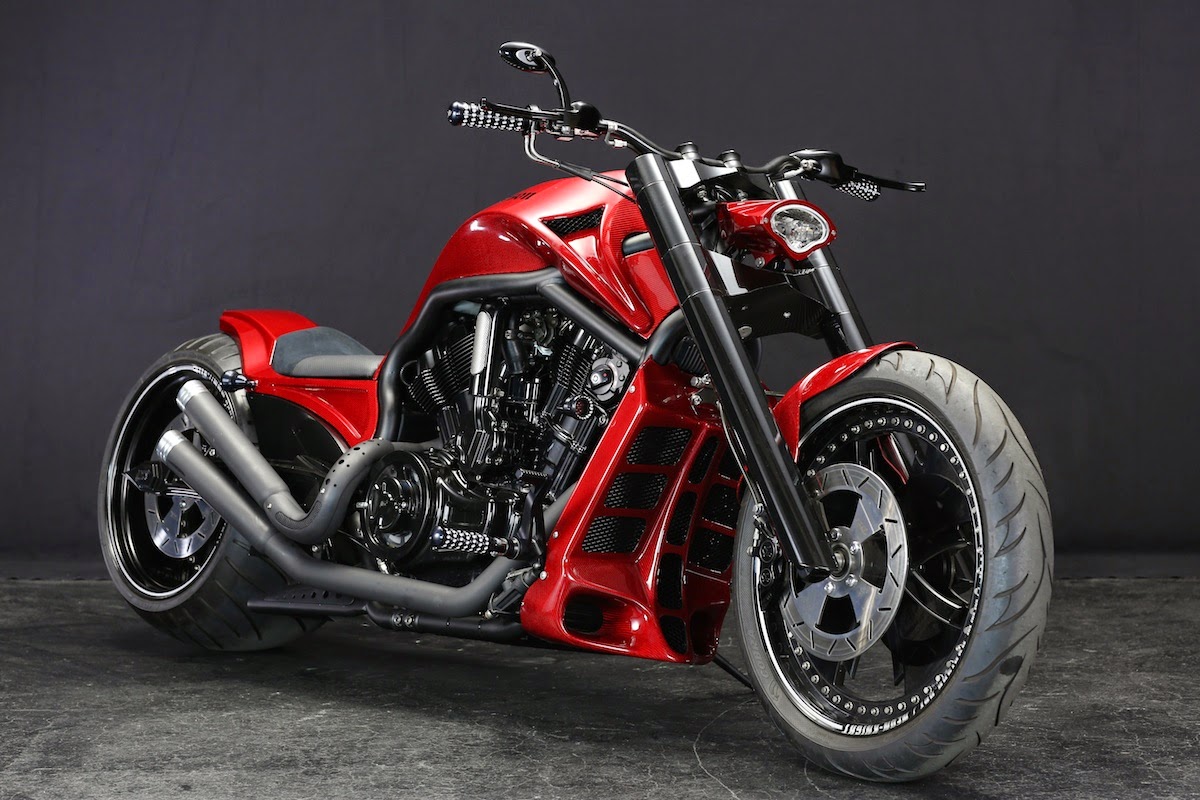 Modifikasi Harley Davidson VRSCD 2007 Ban Custom Pict Gambar