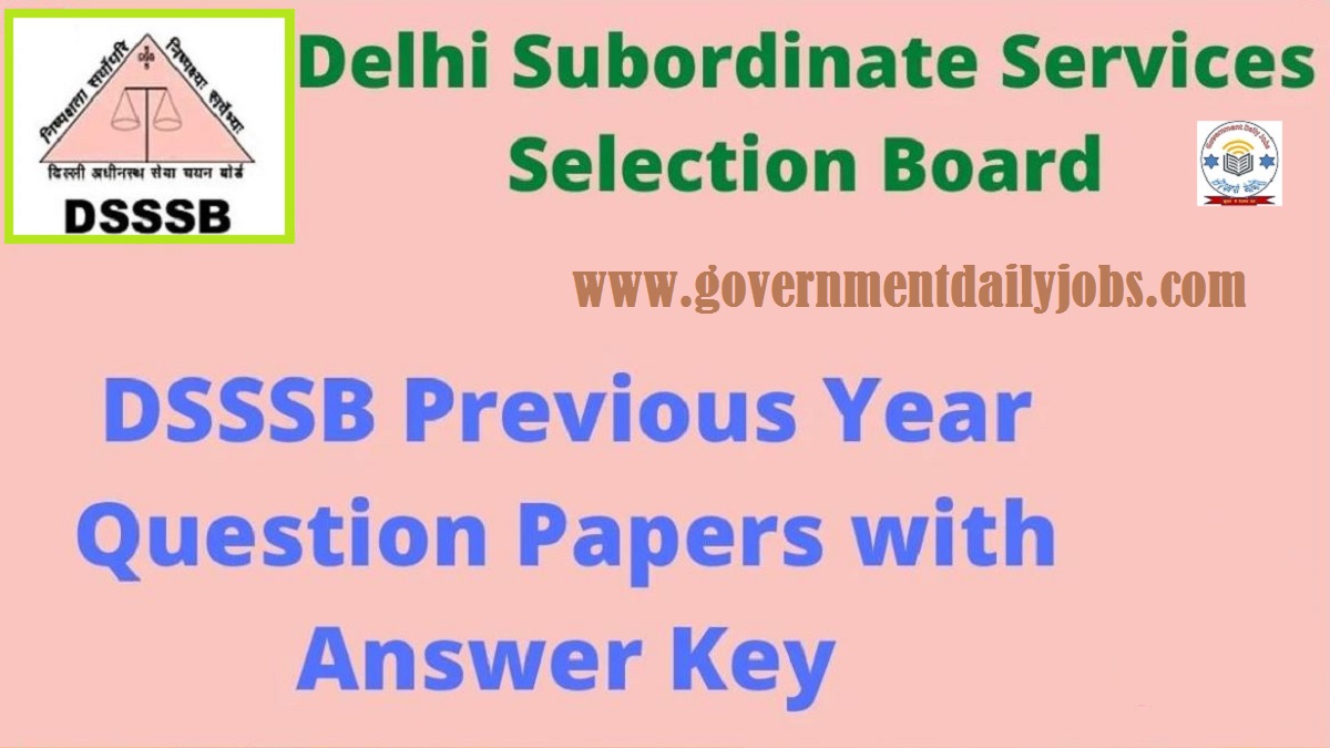 DSSSB Question Bank Online Exam 2018: Your Ultimate Resource