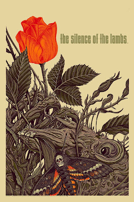 Silence of the Lambs Standard Edition Screen Print by Florian Bertmer