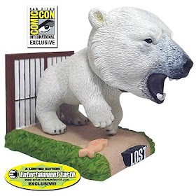 San Diego Comic-Con 2011 Entertainment Earth Exclusive LOST Dharma Initiative Polar Bear Bobble Head by Bif Bang Pow!