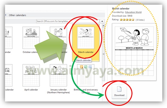 Kalender bulanan mempunyai kegunaan untuk mencatat kegiatan kita dalam satu bulanan Cara Membuat Kalender Bulanan di Ms Word 2010