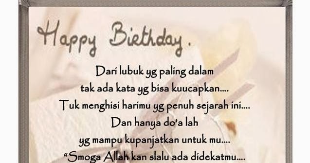 Selamat Ulang Tahun Untuk Sahabat - Majalah Puisi 