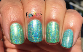 Comparison of Smitten Polish A Shimmer of Hummingbirds, Whiskey in the Jar & Audrey's Rainbow