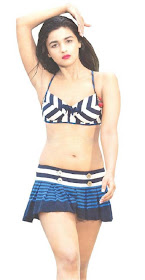Alia Bhatt hot navel show bikini stills