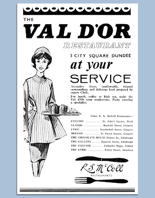 2 items on the Val d'Or restaurant starting with this advert from 1968