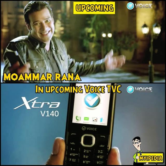 Moammar Rana in upcoming Voice TVC 2013