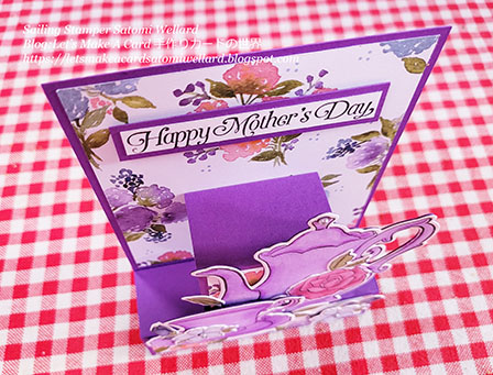 Stampin'Up! Tea Together Mother’s Day Card by Sailing Stamper Satomi Wellard