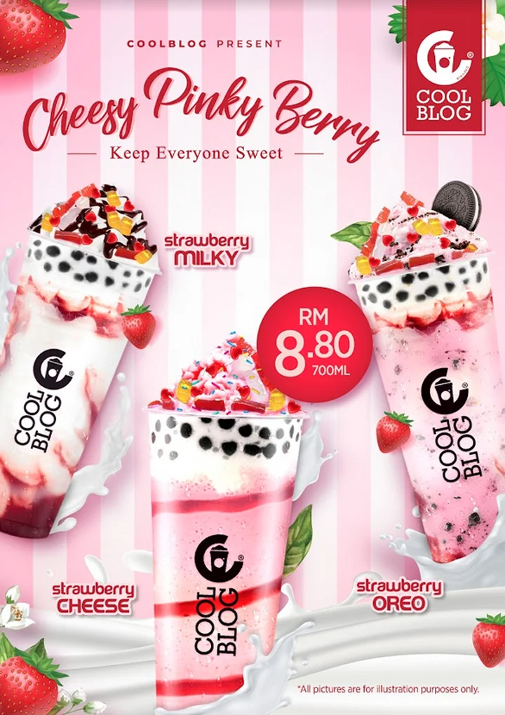 Semarak Aura Merah Jambu Coolblog Cheesy Pinky Berry