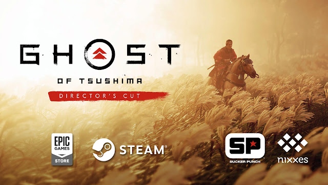 ghost of tsushima director's cut pc release date may 16, 2024 epic games store steam sucker punch productions nixxes software sony interactive entertainment sie 2020 samurai action-adventure game jin sakai base game iki island dlc expansion co-operative online multiplayer legends mode features pre-order early purchase details