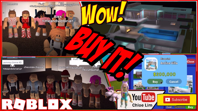 Chloe Tuber Roblox Rocitizens Gameplay Saved Up Enough Money To Buy The Villa In Rocitizens Loud Warning - roblox games rocitizens