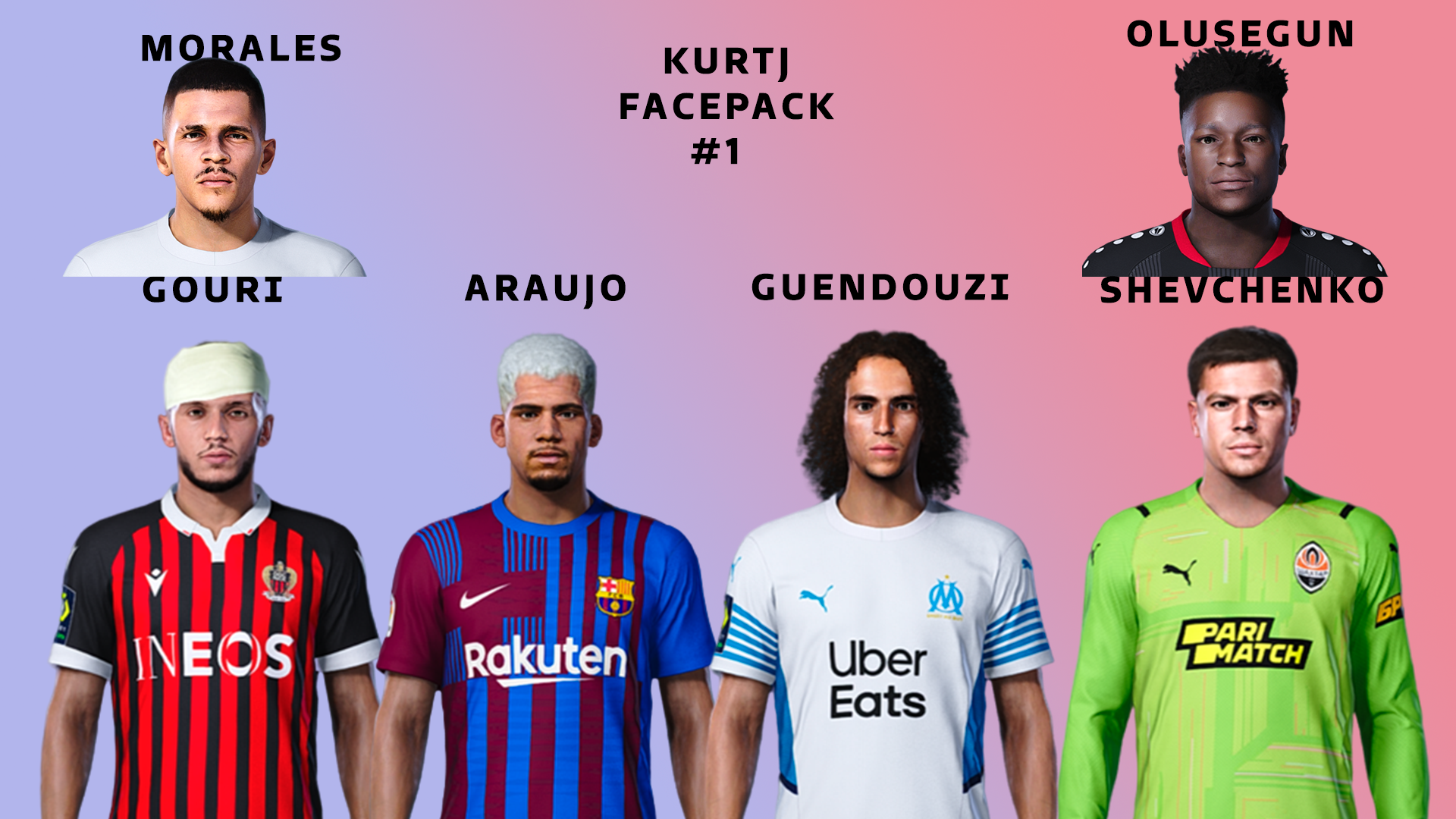 eFootball PES 2021 Facepack #1 by KurtJ