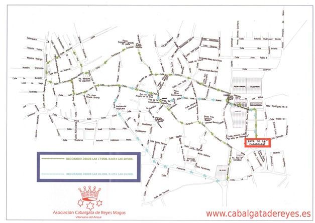 Cabalgata 2012 - Villanueva del Ariscal (plano)