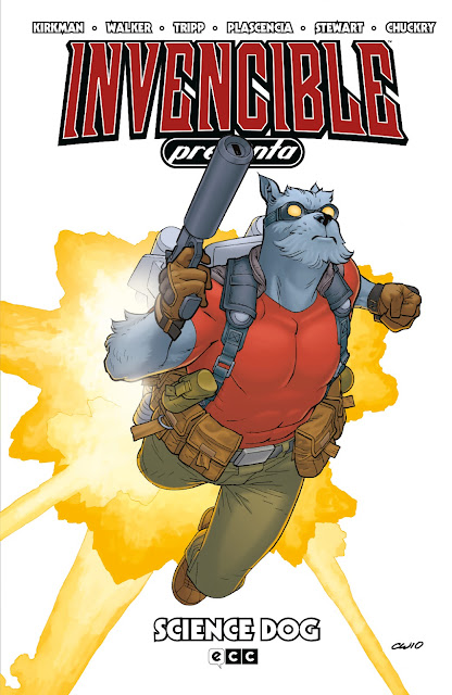 Reseña de Invencible presenta SCIENCE DOG de  Robert Kirkman y Cory Walker, ECC Ediciones.