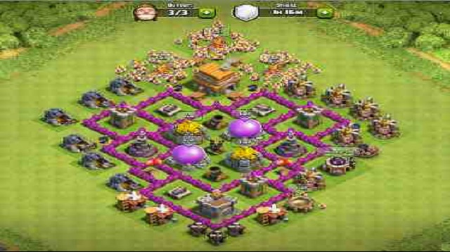  terkuat merupakan susunan base ini sangat di rekomendasikan bagi anda yang sedang bingung Base COC Th 6 Terkuat Anti Bintang Terbaru