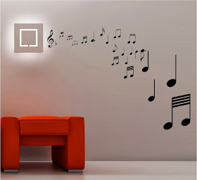 Music wallpaper for bedroom