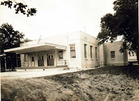 US Post Office Kerrville Texas under construction 1936