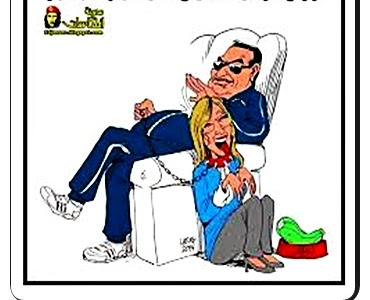 كارلوس لاتوف يصف لميس الحديدى بانها كلبة مبارك !