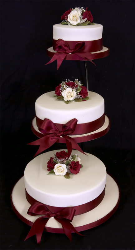 two tier wedding cakes