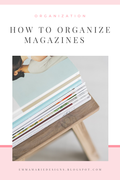 how to organize magazines