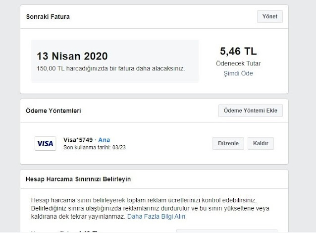 Facebook 150 TL Oluşturma Yöntemi