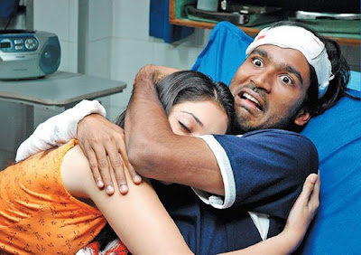 Kollywood Actress Tamanna and Dhanush in Padikathavan Movie Stills