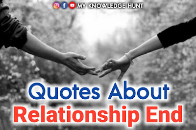 Quotes about relationship ending