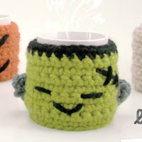 PATRON FUNDA TAZA FRANKENSTEIN DE CROCHET