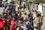 Kapolda Turun Langsung Pantau Aksi Demo di Jayapura