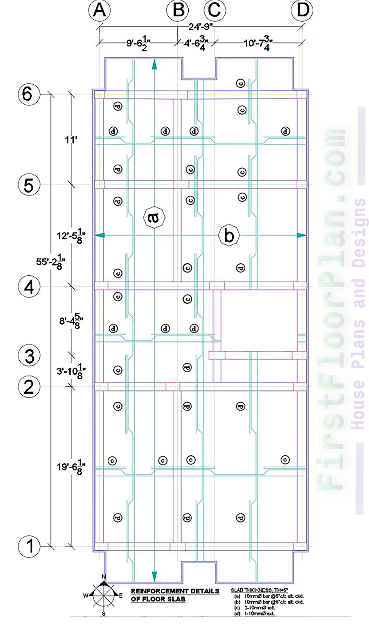 6 Storey Building Slab Reinforcement Details