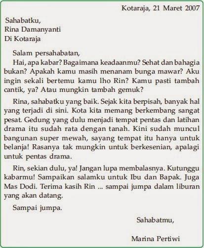 Contoh Surat Pribadi (via: moondoggiesmusiccom)