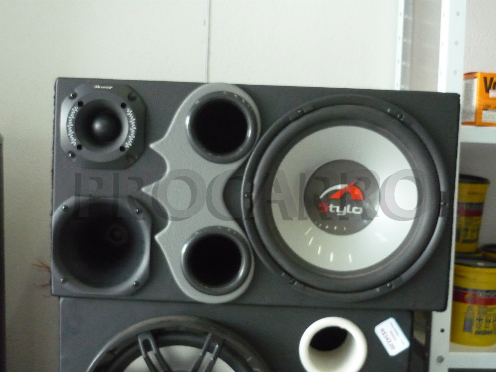 Caixas De Som Automotivo Prontas Alto falantes e Woofers no 