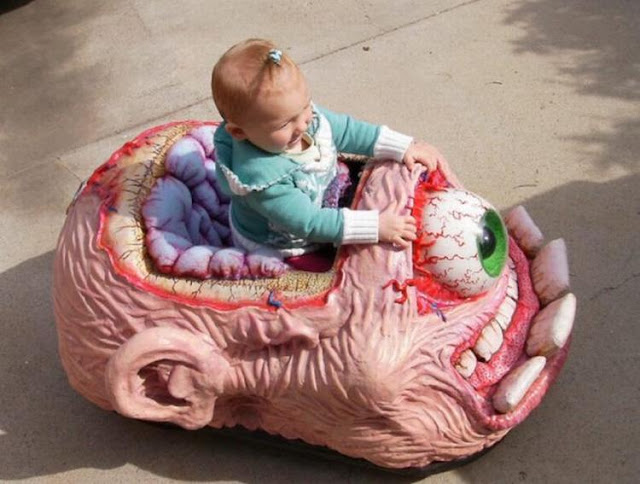 Creepy Crawler Brain Art Car For Babies