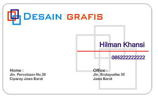 cara membuat kartu nama dengan coreldraw x6