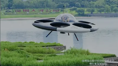 The Chinese flying saucer created by company.